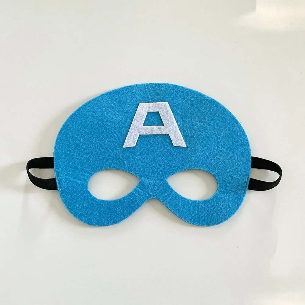 Captain America Superhero Kids Halloween/ Cosplay Elastic Face Mask